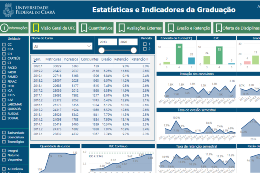 Imagem: Interface da tela do Painel de Indicadores de Graduação (Imagem: Divulgação/PROGRAD)