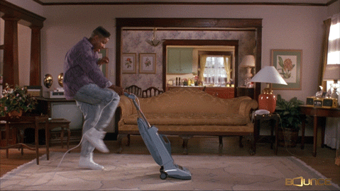 Animação mostra Will Smith dançando enquanto passa o aspirador de pó no chão