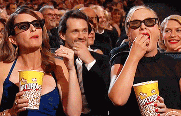 Animação mostra atores comendo pipoca em cerimônia do Oscar