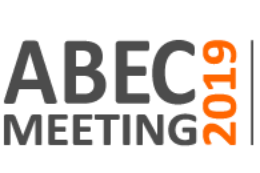 Imagem: ABECMeeting 2019 nas cores preta e laranja