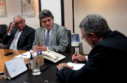 Reunião de Florentino Cardoso Filho com o Ministro da Saúde
