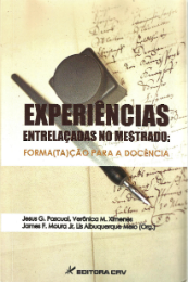 Imagem: Capa do livro "Experiências entrelaçadas no mestrado: forma(ta)ção para a docência"