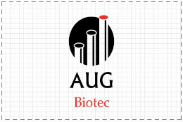 Imagem: Logomarca da AUG Biotec, primeira emrpesa júnior na área de Biotecnologia da UFC (Foto: Divulgação)