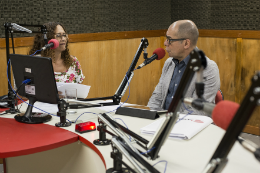 Imagem: O Reitor da UFC e Presidente da Andifes, Prof. Jesualdo Farias, concedeu entrevista à Rádio Universitária FM