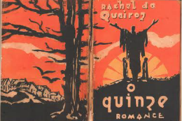 Imagem: Capa da edição bilíngue português-alemão de "O quinze", de Rachel de Queiroz