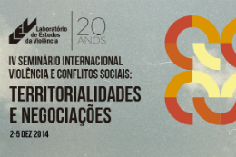 Imagem: Cartaz do Seminário Internacional promovido pelo LEV (Foto: Divulgação)