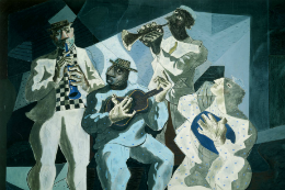Imagem: Reprodução de um quadro de Candido Portinari, representando um grupo de choro
