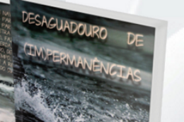 Imagem: Capa do livro Desaguadouro de (im)permanências (Imagem: Divulgação)