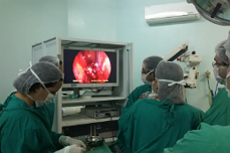 Imagem: A cirurgia foi realizada no mês de agosto. Paciente já recebeu alta hospitalar (Foto: Unidade de Comunicação Social HUWC/MEAC)