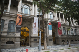 Imagem: Fachada do Museu Nacional de Belas Artes, no Rio de Janeiro