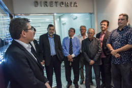 Imagem: O Centro de Tecnologia (CT) da Universidade Federal do Ceará promoveu, nessa terça-feira (20), homenagem ao Dia do Engenheiro, Arquiteto e Ex-Aluno do CT (Foto: Viktor Braga/UFC)