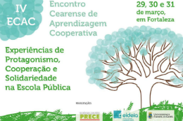 Imagem: Cartaz do IV Encontro Cearense de Aprendizagem Cooperativa (ECAC) (Imagem: Divulgação)