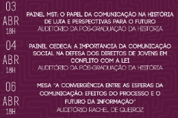 Imagem: Cartaz com a programação da Liga Experimental de Comunicação em comemoração aos 10 anos de criação (Imagem: Divulgação)