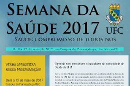 Imagem: Site da Semana da Saúde da Universidade Federal do Ceará (Imagem: Reprodução da Internet) 