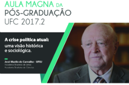 Imagem: José Murilo de Carvalho irá falar sobre "A crise política atual: uma visão histórica e sociológica" (Foto: Divulgação)