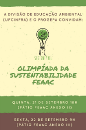 Imagem: Cartaz da Olimpíada da Sustentabilidade