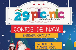 Imagem: Cartaz da edição de natal do Pic-Nic Literário