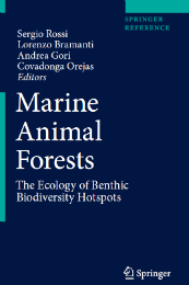 Imagem: Capa do livro "Marine animal forest"