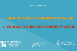 Imagem: Os cursos são abertos a todo o Brasil 
