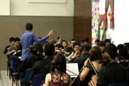 Imagem: A Orquestra é vinculada ao Curso de Música de Sobral (Foto: K'Pely Marreira)