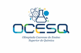 Imagem:  logomarca da Olimpíada Cearense do Ensino Superior de Química