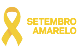 Imagem: ilustração com uma fita amarela característica da campanha setembro amarelo