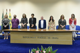 Autoridades presentes na abertura do FORPROEX Nordeste 2018