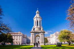 Imagem: Universidade de Dublin, na Irlanda (Foto: divulgação)