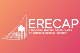 Imagem: Logo do evento, com nome e ilustração de vela de jangada e estrutura de ferro de corredor do Centro Dragão do Mar