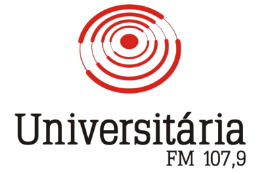 Imagem: logo da Rádio Universitária FM 107,9