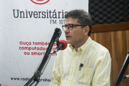 Imagem: O Prof. Barros Neto é coordenador do Ceará 2050 e diretor-presidente da Fundação ASTEF (Foto: Ribamar Neto/UFC)