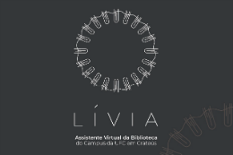 Logo da Lívia, assistente virtual da Biblioteca do Campo de Crateús
