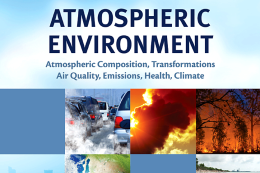 Capa da revista Atmosferic Environment