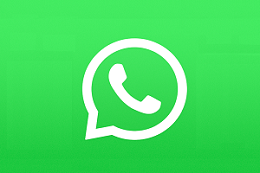 Imagem: logo do whatsapp, um desenho de um tellefone dentro de um balão de diálogo