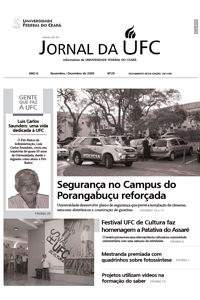 Capa do Jornal da UFC Nº 29 - novembro/dezembro de 2009