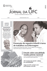 Capa do Jornal da UFC Nº 35 - novembro/dezembro de 2010