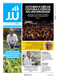 Capa do Jornal da UFC Nº 40 - setembro/outubro de 2011