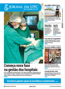 Imagem: Capa da Edição 49 do Jornal da UFC - Dezembro de 2013