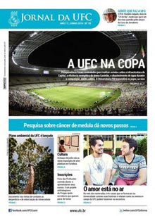 Imagem: Capa da Edição 55 do Jornal da UFC - Junho de 2014