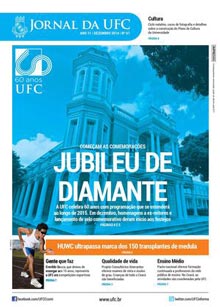 Imagem: Capa da Edição 61 do Jornal da UFC - Dezembro de 2014