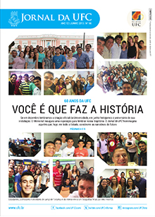 Imagem: Capa da Edição 66 do Jornal da UFC - Junho de 2015