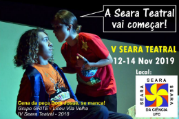 Imagem: O festival Seara Teatral objetiva incentivar a interação entre arte e ciência nas escolas (Imagem: Divulgação)