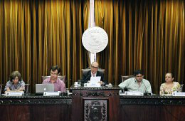 Imagem: Reunião do Conselho de Ensino, Pesquisa e Extensão.