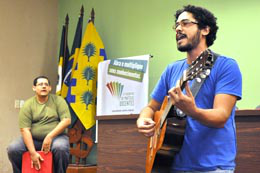 Imagem: A abertura do VI Encontro de Práticas Docentes contou com apresentação artística