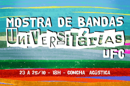 Imagem: Cartaz oficial da Mostra de Bandas Universitárias de 2013