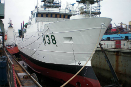 Imagem: O Cruzeiro do Sul é o primeiro navio da Marinha do Brasil a ostentar esse nome em homenagem à constelação (Foto: Divulgação/Marinha)