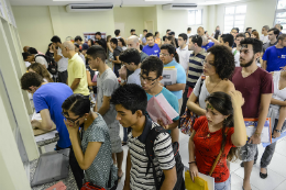 Imagem: Até agora, os cotistas são maioria entre os ingressantes na UFC (Foto: Rafael Cavalcante)