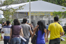 Imagem: Os Encontros Universitários são promovidos pela Pró-Reitoria de Graduação, no Campus do Pici (Foto: CCSMI/UFC)