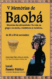 Imagem: Cartaz do V Memórias de Baobá