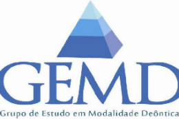 Imagem: Cartaz com nome do Grupo de Estudo em Modalidade Deôntica